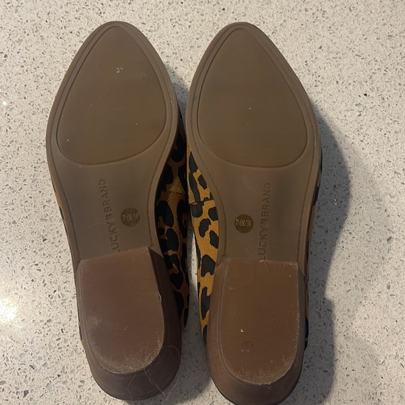 Lucky brand cheetah print loafers - Picture 3 of 4